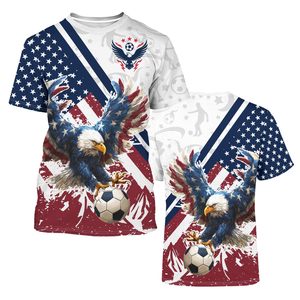 Men Women <b>Football</b> Jersey National Flag Print Crewneck Short Sleeve Soccer Training <b>Shirt</b> Bulk Supplier - Product Image 4