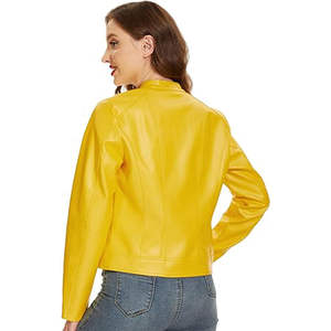 Veste en cuir pour femme, vêtement décontracté sur mesure, très vendue pour l'hiver - Product Image 3