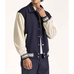 Nouvelle veste varsity d'hiver 100% laine, doublure polaire respirante, coupe-vent, séchage rapide, service OEM - Product Image 2