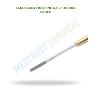 เครื่องมือผ่าตัดจมูกแบบปลายคู่ Landecker Finishing Rasp สำหรับการผ่าตัดจมูก ตะไบกระดูกจมูก ทำจากสแตนเลสสตีล ใช้ซ้ำได้ - Product Image 2