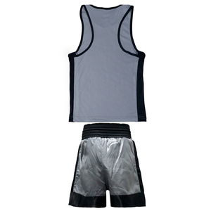 Conjunto de chaleco y pantalones cortos de boxeo de diseño personalizado, uniforme de boxeo 100% poliéster, conjunto de uniformes de boxeo de alta calidad. - Product Image 3