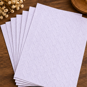 Hojas de Papel Hechas a Mano con Patrón Chevron de Lavanda Premium, para Invitaciones de Boda, Envoltura de Regalos y Manualidades - Product Image 2