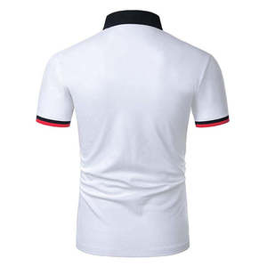 T-shirt Homme Chic Décontracté Anti-Plis à Manches Courtes en Jersey Tricoté Mélange Coton 220g Léger pour Vacances d'Été - Product Image 2
