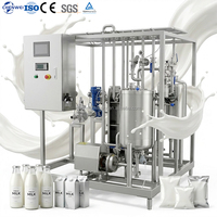 Prix de la machine de pasteurisation du lait industrielle de petite taille 500l