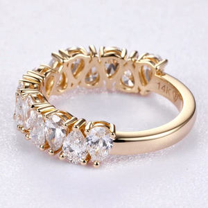 AMBER JEWELS Anillo de compromiso y boda unisex con rostro de Cristo, moissanita, chapado en oro rosa, engaste pavé, estilo hip-hop, joyería - Product Image 5