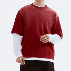 Wholesale Double Layer <b>T</b> <b>Shirt</b> for Streetwear Brands with Personalized Designs and Custom Packaging for Retail Collections - Product Image 2