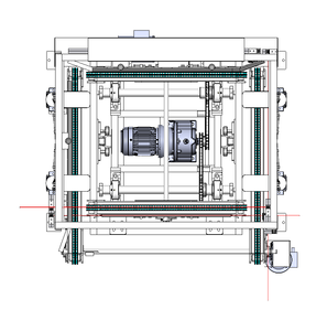 Convoyeur à triple chaîne personnalisable en acier inoxydable/alliage d'aluminium avec revêtement en poudre, capacité de 1 tonne pour le stockage de palettes - Product Image 2