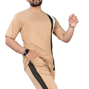 Chándal de Verano para Hombre, Hecho a Medida, de Alta Calidad, 100% Algodón Sólido, Transpirable, Ligero, de Secado Rápido, Color Personalizado, Venta al Por Mayor - Product Image 5