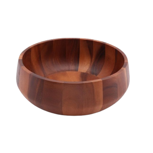Cuencos Grandes para Ensalada Hechos a Medida, de Madera de Acacia Natural, Ecológicos, Estilo Americano, para el Hogar, la Cocina, la Mesa, la Escuela - Product Image 4