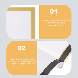 העליון a4 מסגרת תמונה מגנטית לוח תצוגה מגנטי לוח מסגרות דבק עצמי ציור חלון פרסום תצוגת ציור - Product Image 5