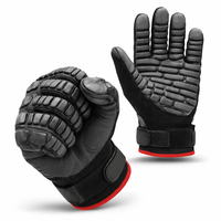 Gants industriels anti-vibration et imperméables du Vietnam avec paume rembourrée en gel PU et mousse EVA, et manchette de poignet réglable pour l'exploitation minière et l'entretien