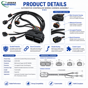 Rangkaian Kabel Listrik Otomatis Khusus untuk Integrasi Modul Pengontrol Bodi - Product Image 3