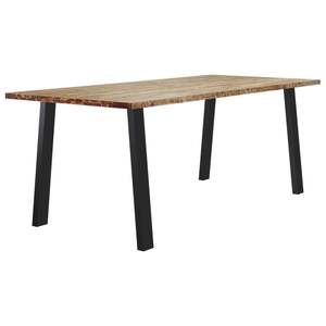 Grande table à manger en bois d'acacia massif et durable, collection bois naturel - Product Image 3