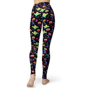 Leggings de yoga et de sport pour femmes, taille haute, extensibles, doux et confortables, pour l'entraînement, service OEM - Product Image 4