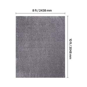 Alfombras de Interior Azul Grisáceo de 8 x 10 Pies, Felpa, Gruesas, Duraderas, de Pelo Alto, Resistentes al Tráfico Intenso, Antideslizantes, para Áreas de Pelo Largo - Product Image 2