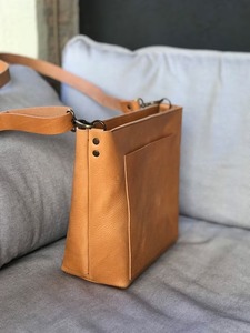 Sac fourre-tout en cuir véritable pour femmes, sac à main à bandoulière, grande capacité, mode décontractée, sac de voyage et de shopping, qualité supérieure LWTB-0101 - Product Image 2