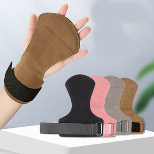 ถุงมือยกน้ำหนักแบบหนาพิเศษ พร้อมสายรัดสำหรับดึงข้อ ยกน้ำหนัก ครอสเทรนนิ่ง หนังแท้ สำหรับยิมนาสติกและออกกำลังกาย - Product Image 1