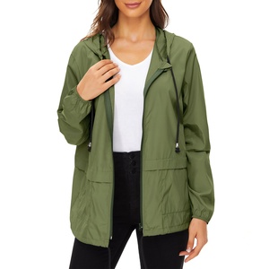 Hot Selling Men's Waterproof 100% Polyester Summer <b>Rain</b> <b>Jackets</b> with Hood Lightweight Outdoor Packable - Product Image 1