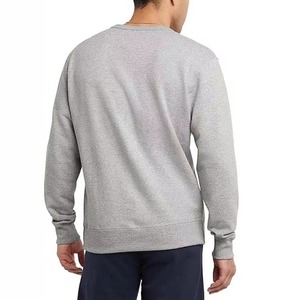 Wholesale Heavyweight Cotton Waffle T <b>Shirt</b> Long Sleeve Crew Neck <b>Thermal</b> Streetwear Jumper Pullover for Men - Product Image 4