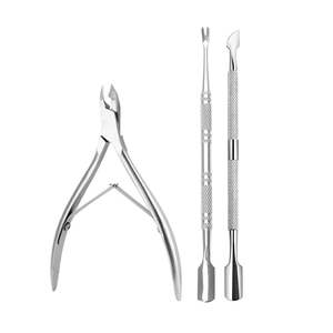Juego de Manicura Profesional de Acero Inoxidable de Alta Calidad, Cortaúñas Curvo y Empujador de Cutículas para Uñas, Venta al Por Mayor, ANAAIF - Product Image 5