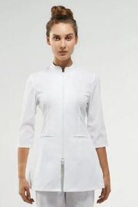 Blouse de laboratoire ANNO pour l'exportation, en polyester/coton tissé, personnalisable OEM, unisexe, pour hôpital, plusieurs couleurs, tenues médicales - Product Image 4