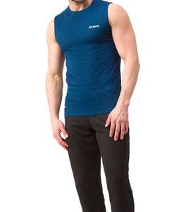 Débardeur d'été 100 % coton pour homme, coupe ample, bords bruts, tricoté, décontracté, sans manches, écologique, séchage rapide, respirant, anti-UV - Product Image 6