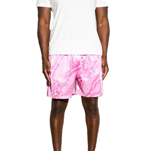 Shorts de basketball en maille rose personnalisés 2026, séchage rapide, sublimation, OEM ODM, fabricant de streetwear - Product Image 1