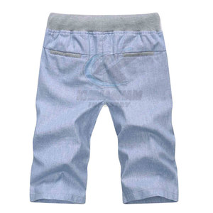 Pantalones Cortos Casuales de Cintura Alta para Hombre, Diseño Moderno, Transpirables, de Secado Rápido, Ligeros, de Poliéster/Algodón, con Cierre de Cordón, en Oferta Online - Product Image 2