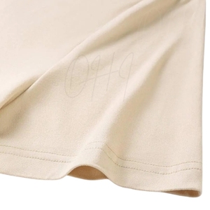 Chemise décontractée beige à manches courtes pour homme, coupe oversize, tricotée, tie-dye, avec col zippé, 100 % coton respirant en jersey - Product Image 4