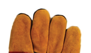 High Quality High Heat Resistance Anti-Cut Anti-Smash Breathable/Comfortable Fleece Lined Golden Cowhide Leather Welding <b>Gloves</b> - Product Image 4
