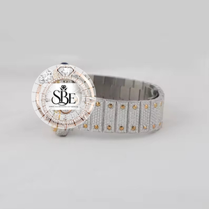 Reloj de lujo con diamantes de imitación Moissanite VVS1 para hombre, estilo hip hop, con circonita cúbica, el más vendido. - Product Image 3
