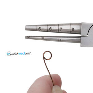 Alicate para Enrollar Alambre de Joyería, Marca ZETOMED PRO, Acero Inoxidable de Alta Calidad, Herramienta de Punta Redonda de 2 mm a 8 mm para Enrollar y Envolver Alambres - Product Image 3