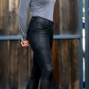 High Waisted Women Horse <b>Riding</b> Breeches Silicone Full Seat Equestrian Leggings Compression Horseback <b>Riding</b> Pants - Product Image 4