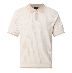 Camiseta Polo Retro Delgada de Lujo para Hombre, Marca de Primera Calidad, Diseño de Diseñador, Patrón Liso, Manga Corta, Estilo Business, Verano - Product Image 4