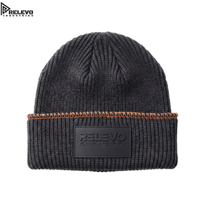 Gorro Táctico Cyberpunk, Gorro de Invierno Acrílico Resistente, Línea de Acento Neón, Etiqueta con Logotipo de Marca en Goma, Unisex para Adultos, Ajuste Cómodo - Product Image 1