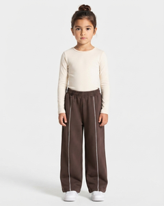 Ensemble de survêtement en molleton brossé pour filles, sweat-shirt et pantalon de jogging chauds, idéal pour l'hiver et les loisirs - Product Image 3