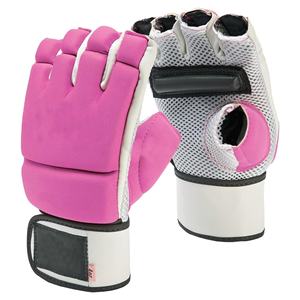 Gants de boxe en cuir PU et Logo personnalisé, accessoire résistant aux déchirures, avec Support de poignet, pour la boxe et l'entraînement, 1 pièce - Product Image 1