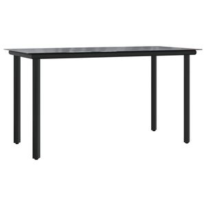 5 Piece Gray Poly Rattan Patio Dining <b>Set</b> with Cushions Elegant <b>Garden</b> <b>Sets</b> - Product Image 5