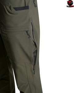 Pantalon de chasse tactique personnalisé de qualité supérieure, imperméable, en polyester extensible Ripstop, imprimé, pour la chasse en plein air, pour adultes - Product Image 5