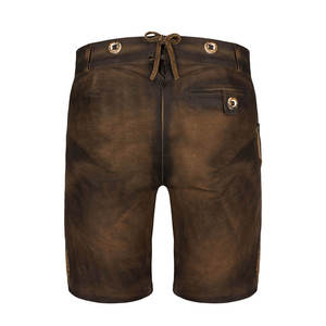 Shorts bavarois en cuir pour homme, ensemble chemise et pantalon court brodé - Product Image 5