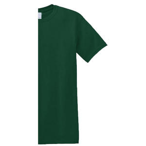 Camiseta Larga de Manga Corta con Cuello Redondo y Bordado para Mujer, Talla Grande, 100% Algodón Orgánico, Transpirable, Ecológica, Color Verde - Product Image 5