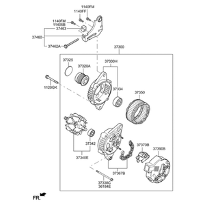Pièces et accessoires automobiles et camionnettes neuves Elantra 373202E221 - Product Image 2