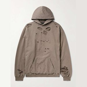 Nueva Llegada, Sudaderas con Capucha para Hombre, Estilo Desgastado, Invierno, Alta Calidad, Diseño Sólido Informal, Cómodas, Transpirables, de Secado Rápido, Poliéster y Algodón - Product Image 1