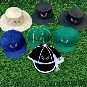 Sac à dos de sport en velours personnalisé pour le cricket et le baseball, casquettes de sport unisexe brodées effet vieilli motif coq - Product Image 6
