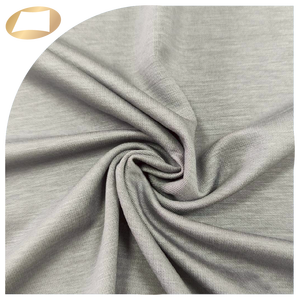 Tela biodegradable súper suave de lyocell, poliéster y spandex para camisetas - Product Image 1