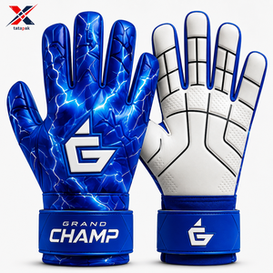 Guantes de Portero GRAND CHAMP de la Marca TATAPAK, Hechos de Goma PU, Palma de Látex Antideslizante de Primera Calidad, Diseño Resistente al Viento con Soporte Fuerte para la Muñeca - Product Image 4