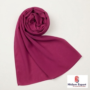 Lightweight Plain <b>Scarf</b> Cloth Export Textile Cotton Viscose Polyester Blend for Europe Israel Island Wholesale Markets - Product Image 1