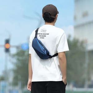 Riñonera Deportiva Impermeable de PU con Bolsillo Oculto con Cremallera, Forma de Almohada, para Hombres y Mujeres, para Correr, Viajar y Actividades al Aire Libre - Product Image 1