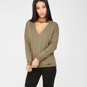 Sudadera Negra de Alta Calidad al por Mayor de 160g para Mujer, Diseño Único, Sudadera Transpirable de Última Tendencia - Product Image 3