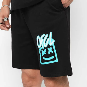 Conjunto de Ropa para Hombre, Verano, Algodón, Holgado, Informal, Dos Piezas, Camiseta y Pantalones Cortos de Playa, Traje Estampado de 2 Piezas para Hombre - Product Image 6